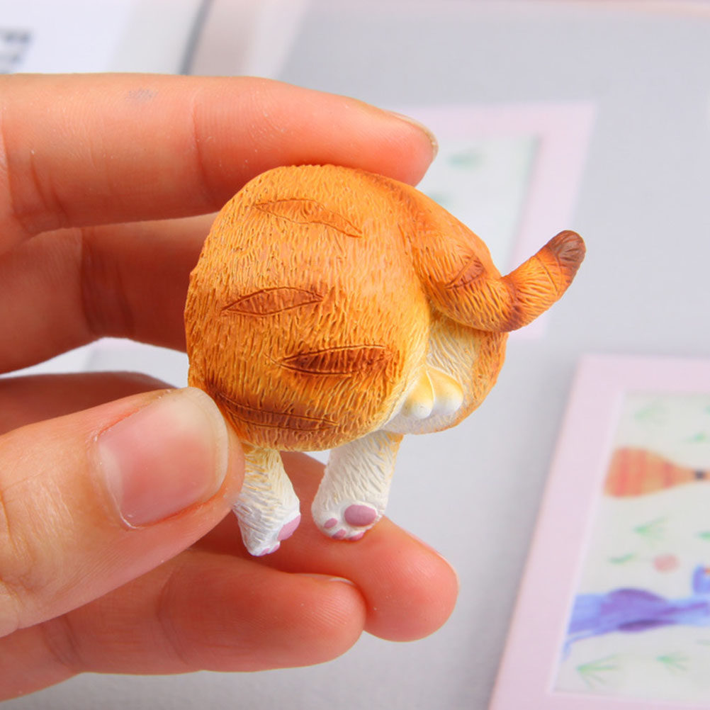 Stationery Books - Cute Cat Butt Fridge Magnet Sticker