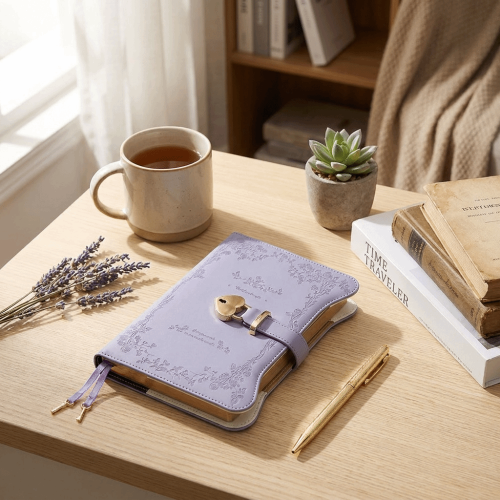 Privacy B6 Love Lock Keys Note - огляд і ціна Vintage Leather Journal Notebook