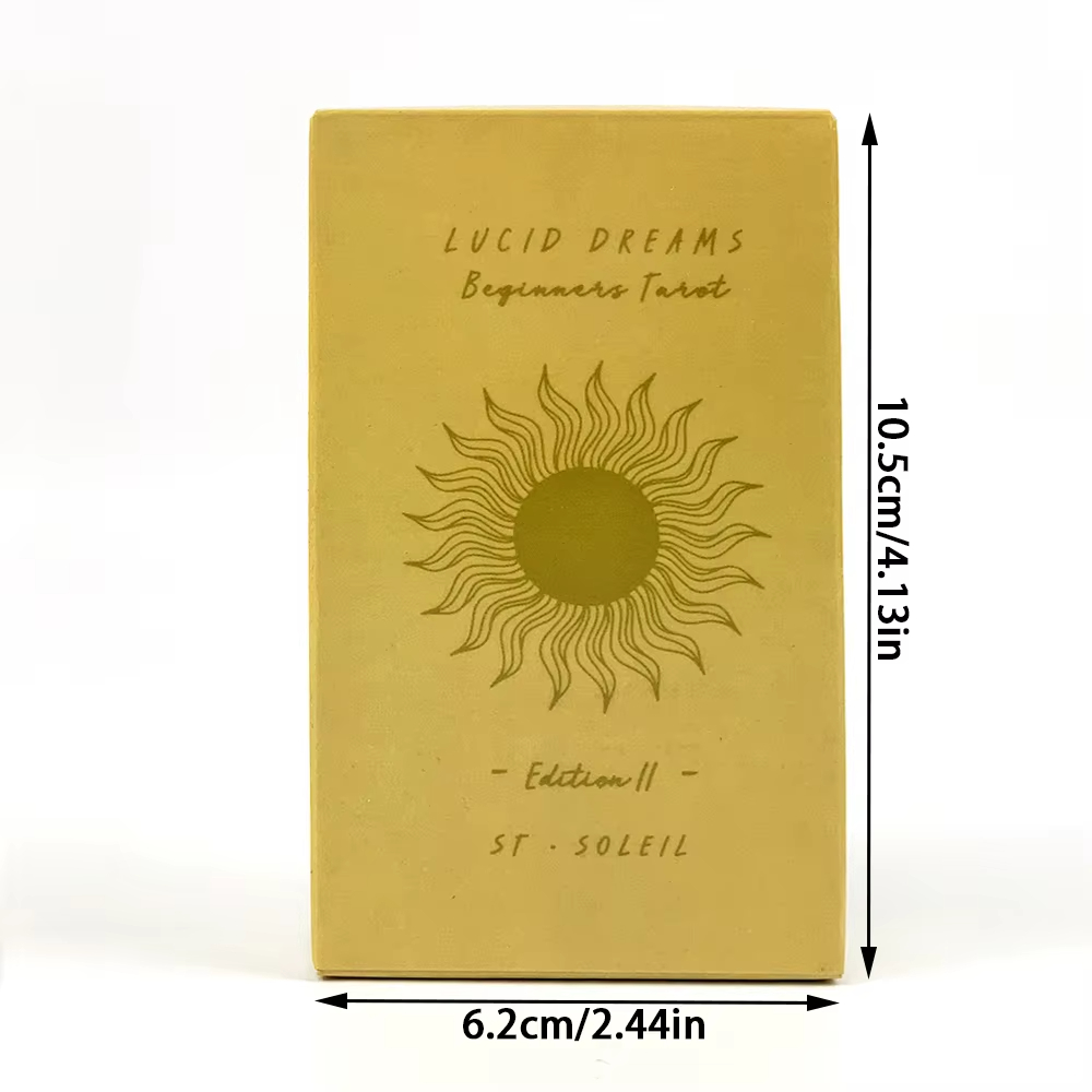Lucid Dreams Beginners Tarot D - огляд і ціна Tarot Deck With Guidebook