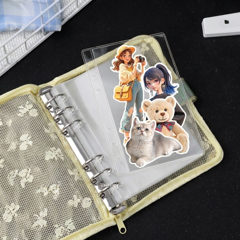 Bow Decoration Ring Binder Alb - огляд і ціна Stationery Books