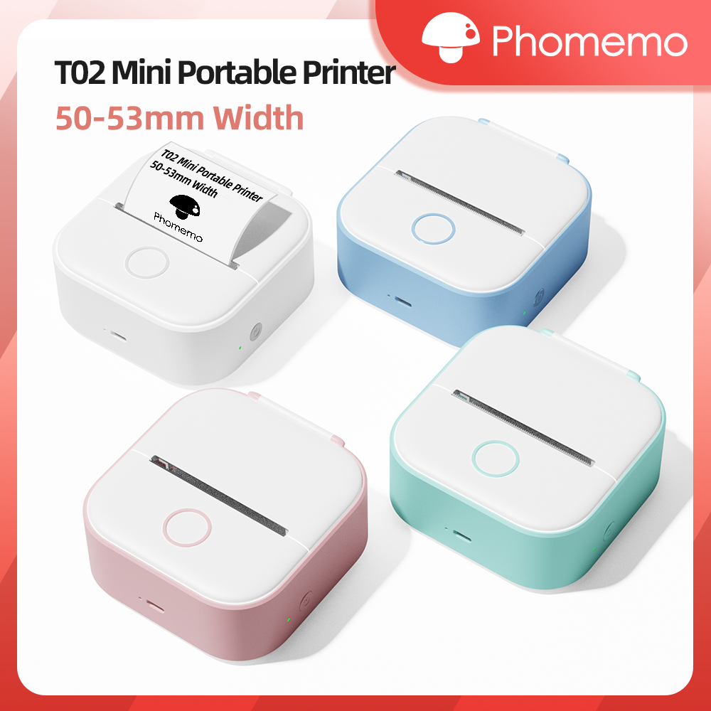 Phomemo T02 Wireless Pocket Th - огляд і ціна Mini Pocket Thermal Printer Paper Roll