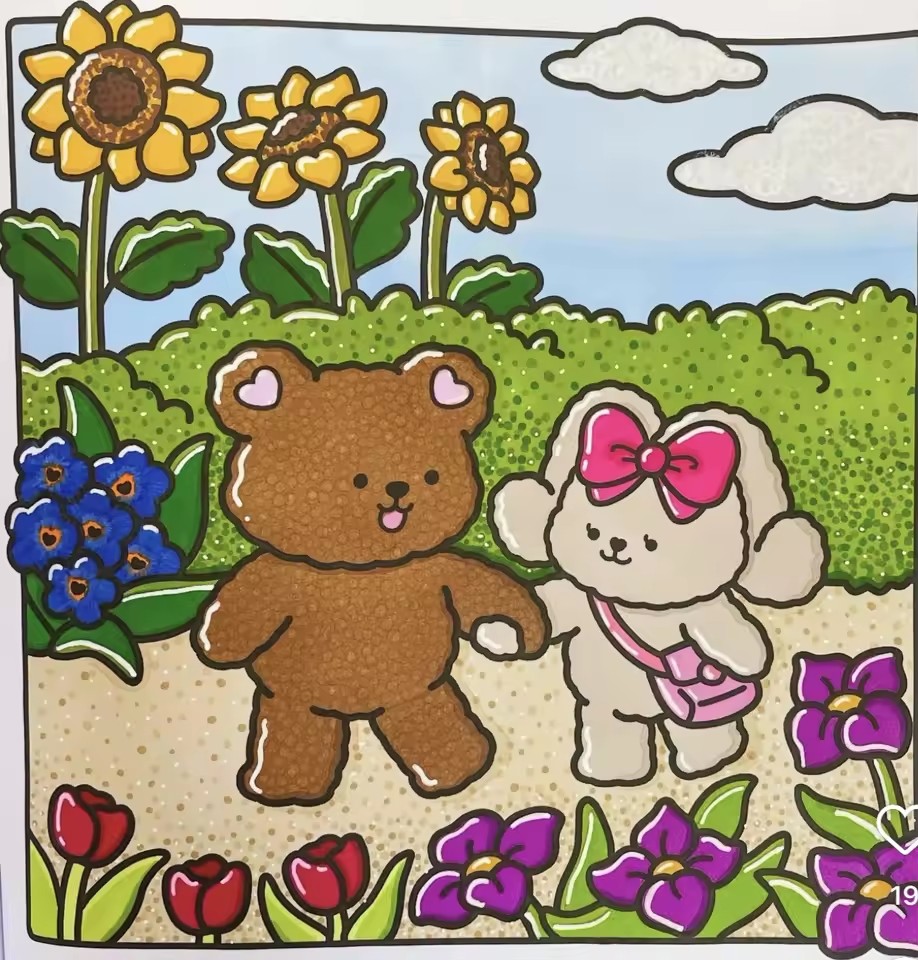 FUZZY IN LOVE Bold-easy Patter - огляд і ціна Adult Coloring Book Stress Relief