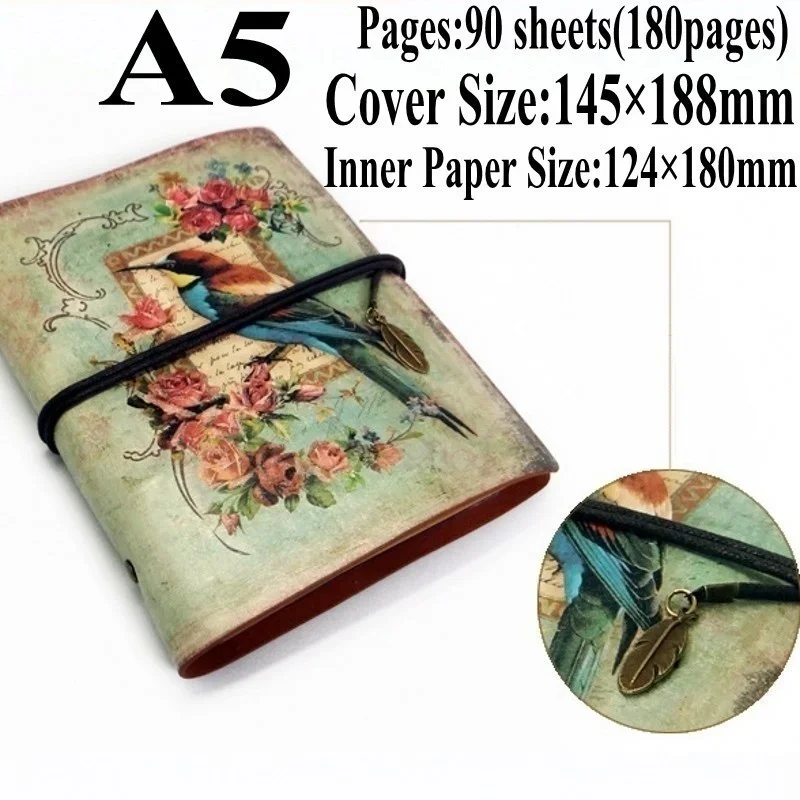Mini Vintage Notebook Handmade - огляд і ціна Vintage Leather Journal Notebook