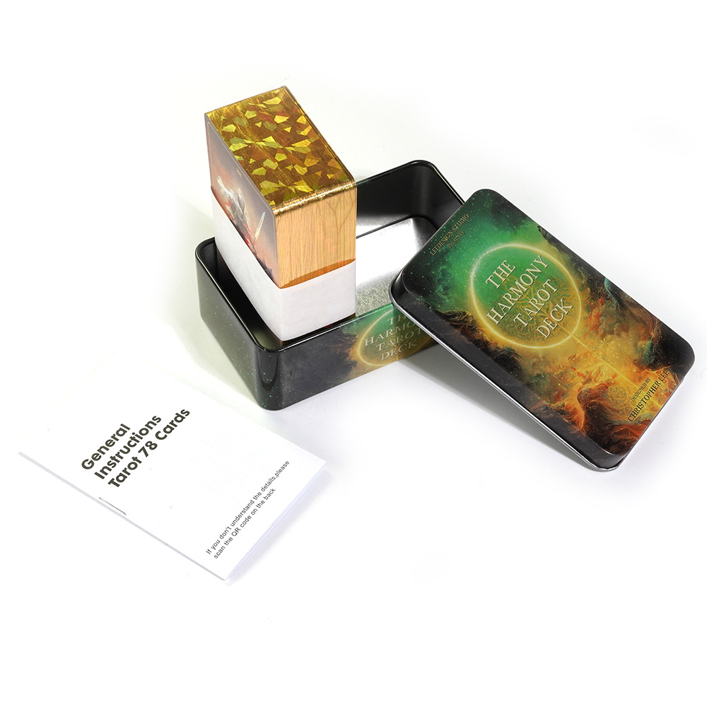 Harmony Tarot In A Tin with Gi - огляд і ціна Tarot Deck With Guidebook