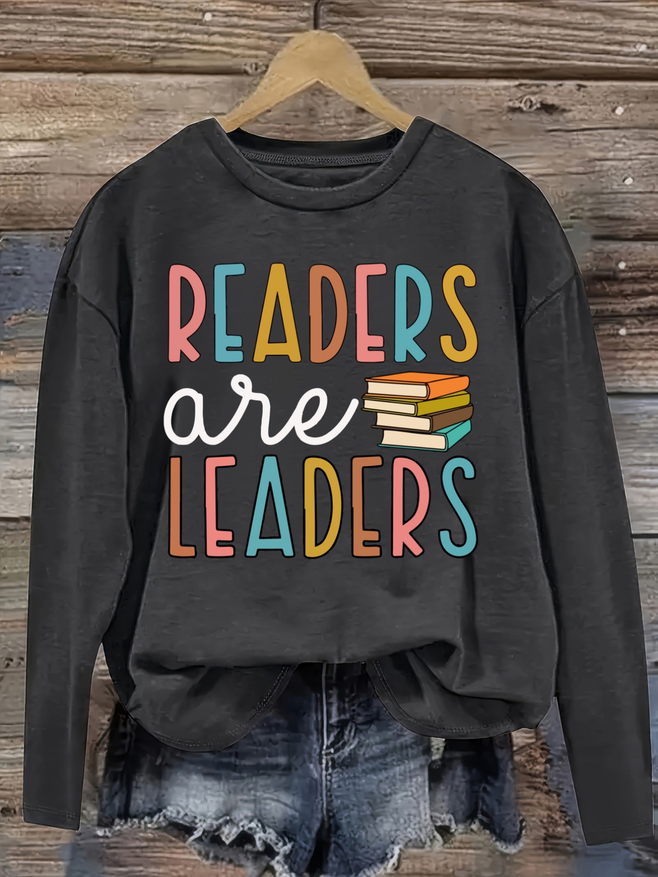 Women's Casual Long Sleeve Cre - огляд і ціна Books
