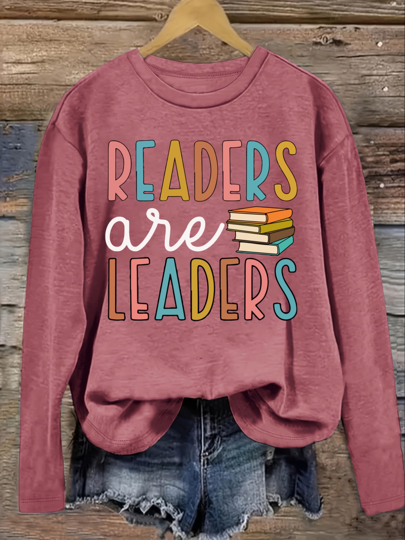 Women's Casual Long Sleeve Cre - огляд і ціна Books