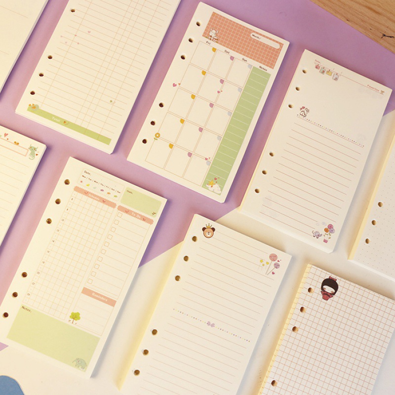 Kawayi A5 A6 Loose Leaf Notebo - огляд і ціна A5 Spiral Dotted Grid Notebook