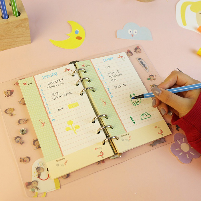 Kawayi A5 A6 Loose Leaf Notebo - огляд і ціна A5 Spiral Dotted Grid Notebook