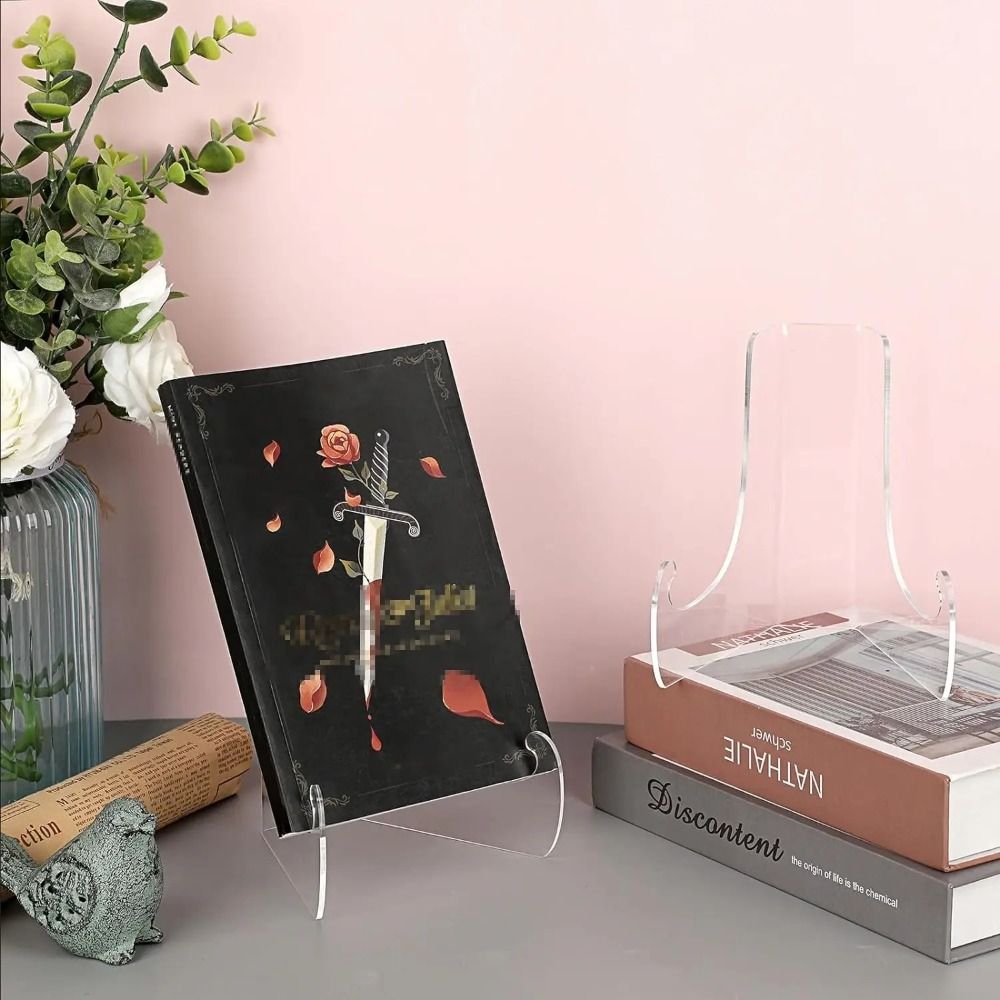 Tablet Holder Acrylic Flat Pla - огляд і ціна Clear Acrylic Book Stand Holder