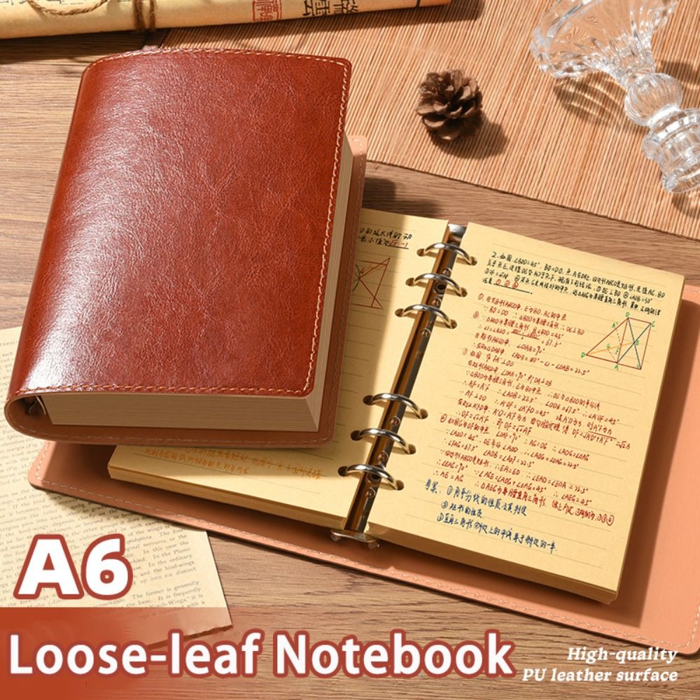 New A5/A6 Notebook Loose-leaf  - огляд і ціна Vintage Leather Journal Notebook