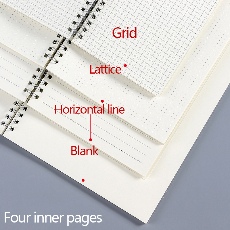 A5 A6 B5 Spiral book coil Note - огляд і ціна A5 Spiral Dotted Grid Notebook