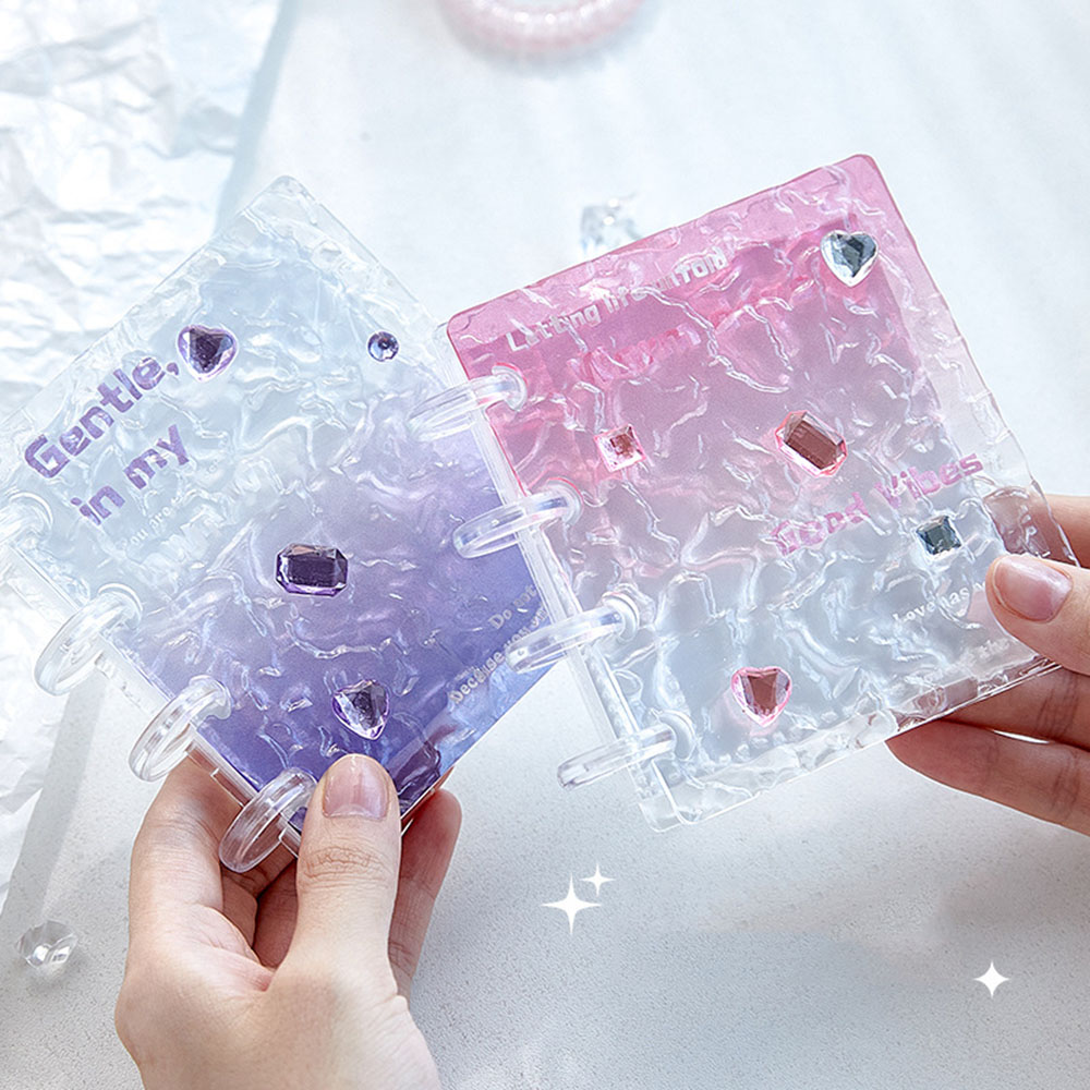 Gradient Acrylic Photocard Bin - огляд і ціна Kpop Photo Card Binder 3 Inch