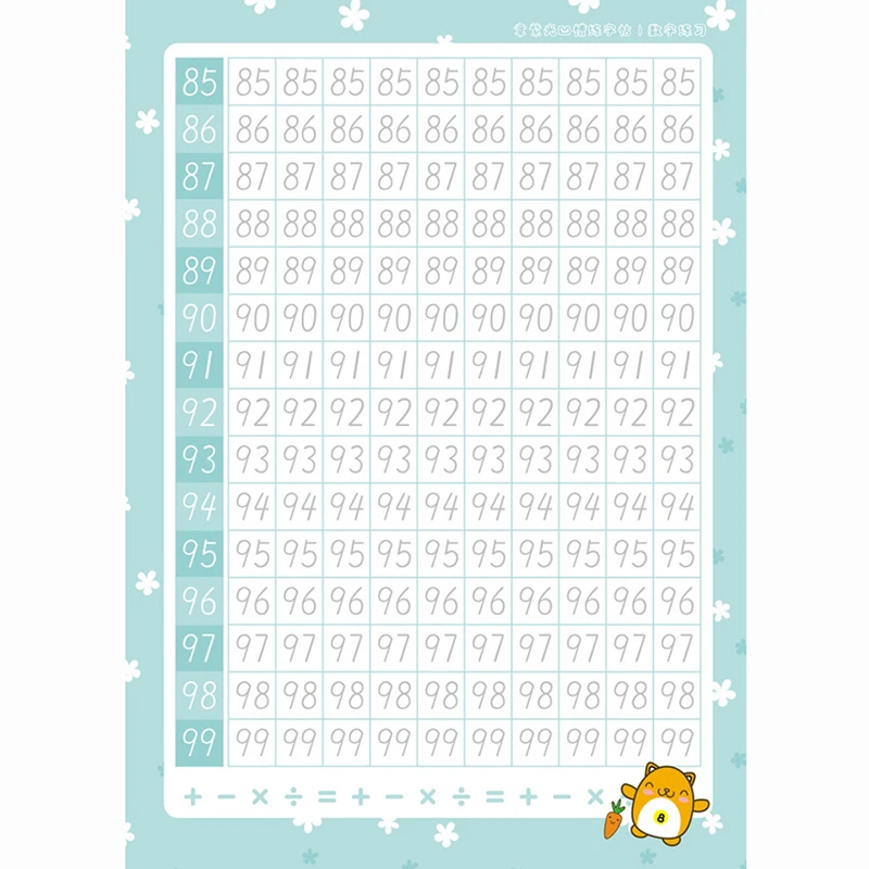 Kindergarten Preschool Digital - огляд і ціна Chinese Calligraphy Practice Book