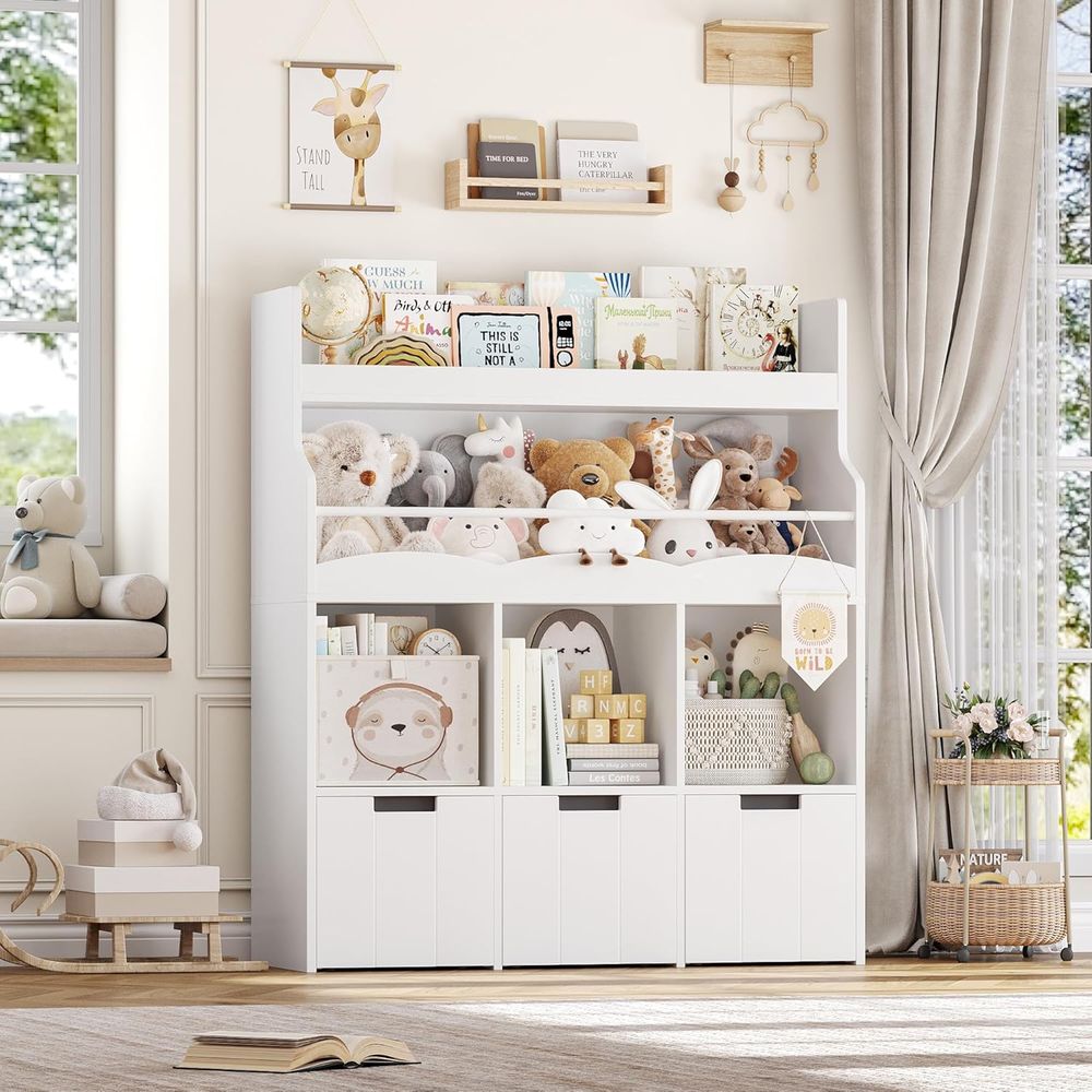 Kids Toy Storage Organizer wit - огляд і ціна Books