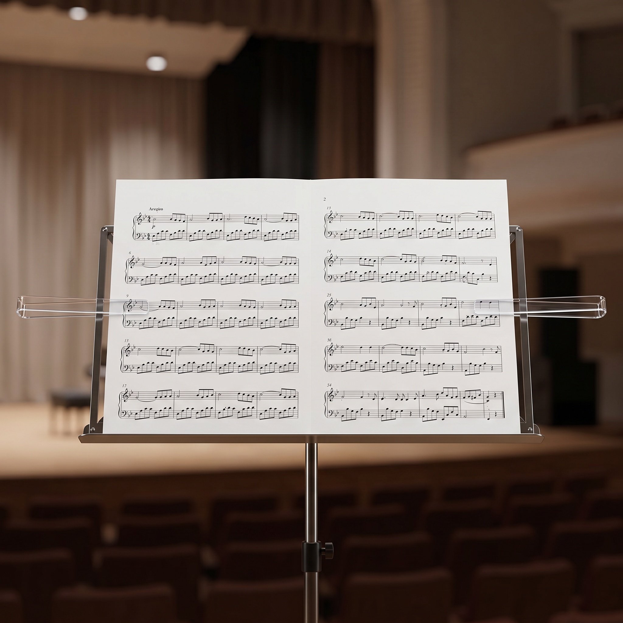 6 Pairs Music Book Page Holder - огляд і ціна Clear Acrylic Book Stand Holder