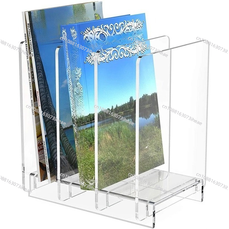 Clear Acrylic Magazine Holder  - огляд і ціна Clear Acrylic Book Stand Holder