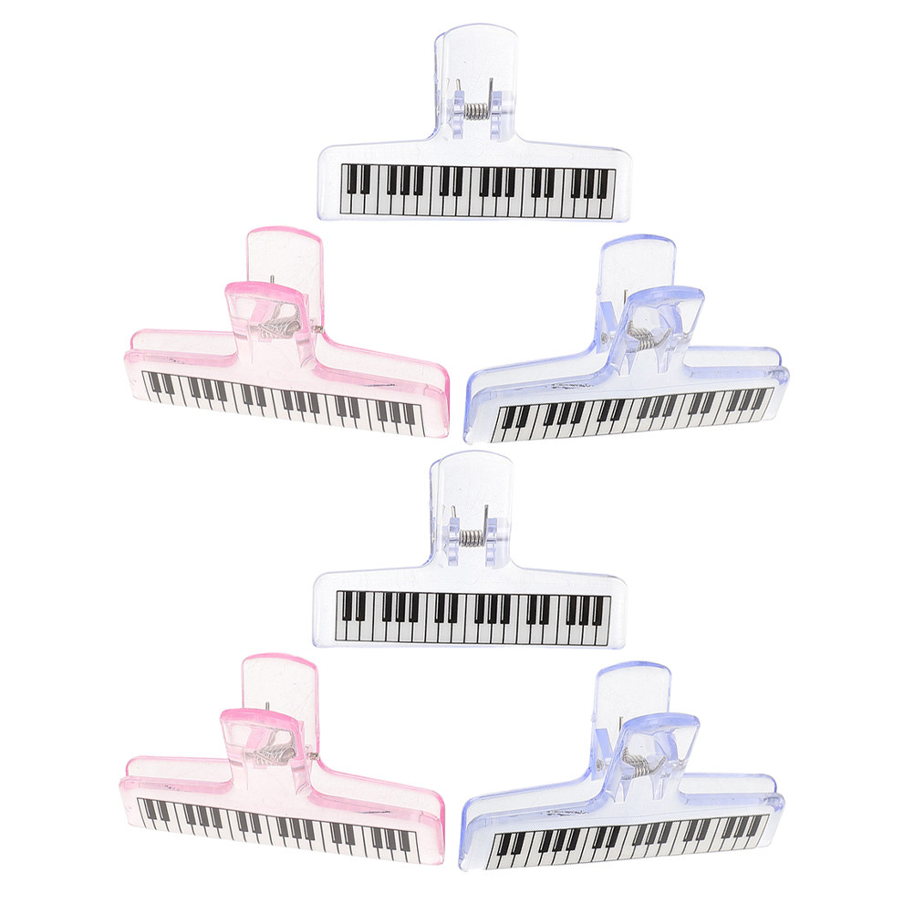 6Pcs Music Stand Clips Clear A - огляд і ціна Clear Acrylic Book Stand Holder