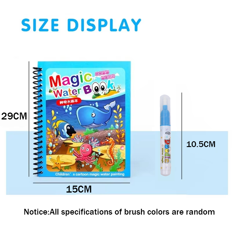 1pc Reusable Water Drawing Boo - огляд і ціна Reusable Water Magic Coloring Book