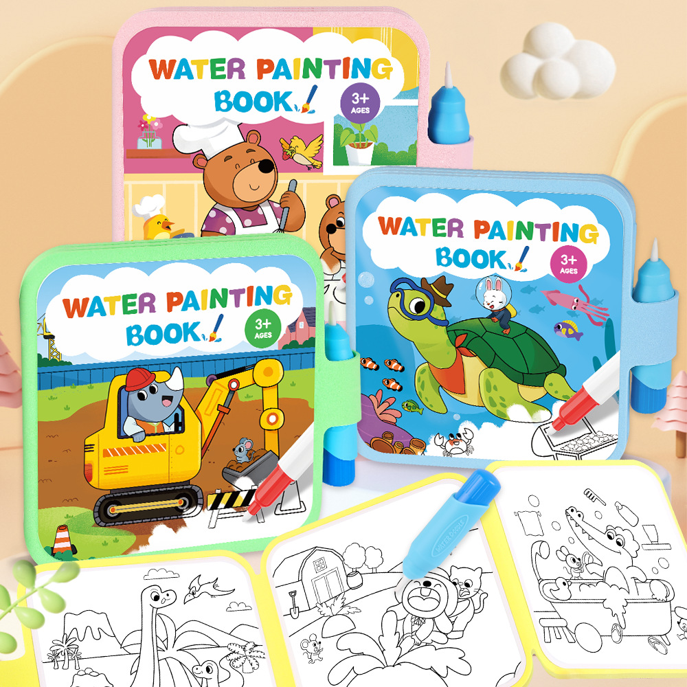 Magic Water Painting Book Reus - огляд і ціна Reusable Water Magic Coloring Book