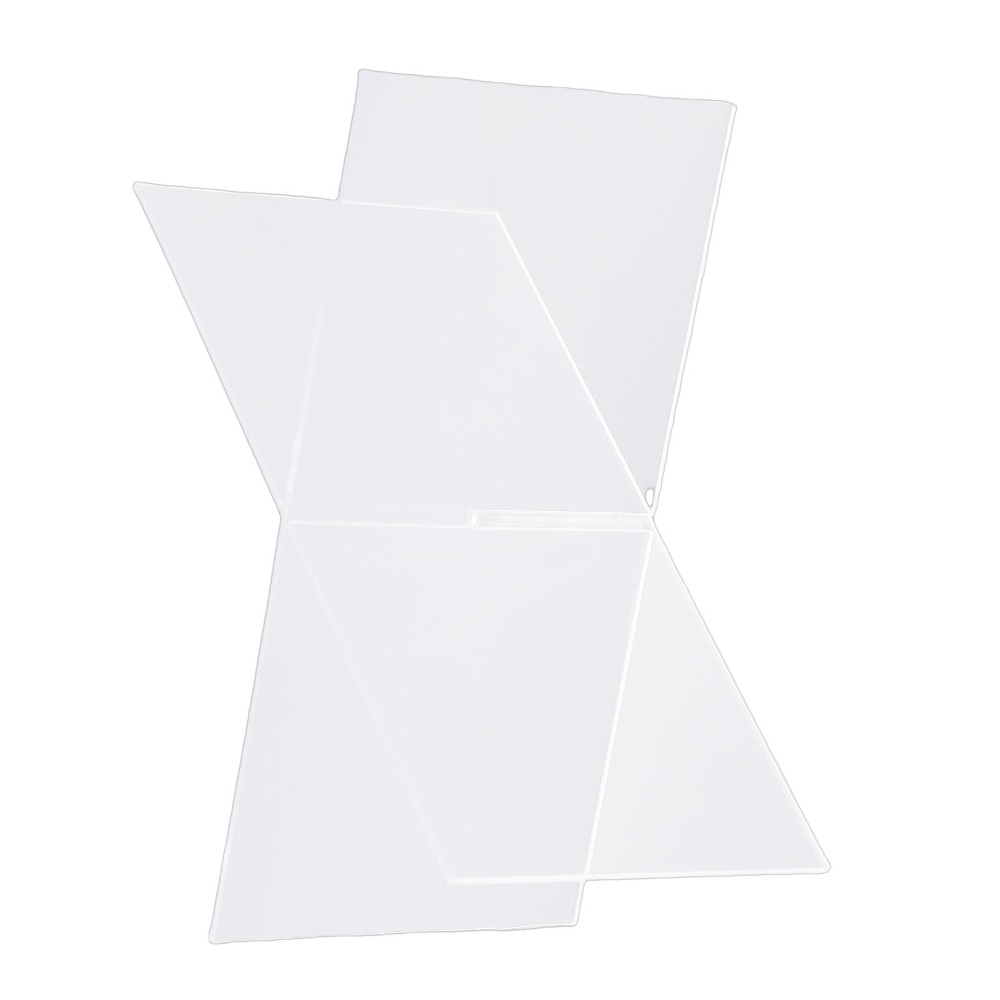 1set X-Shaped Design Acrylic B - огляд і ціна Clear Acrylic Book Stand Holder