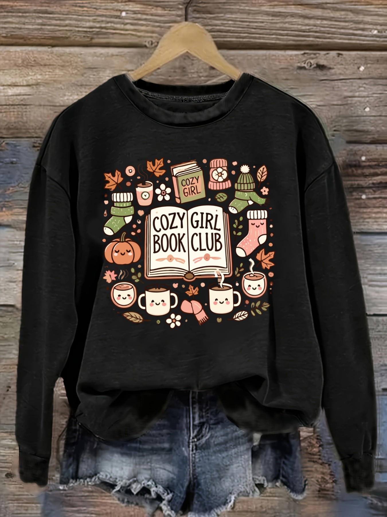 Women's Casual Long Sleeve Cre - огляд і ціна Books